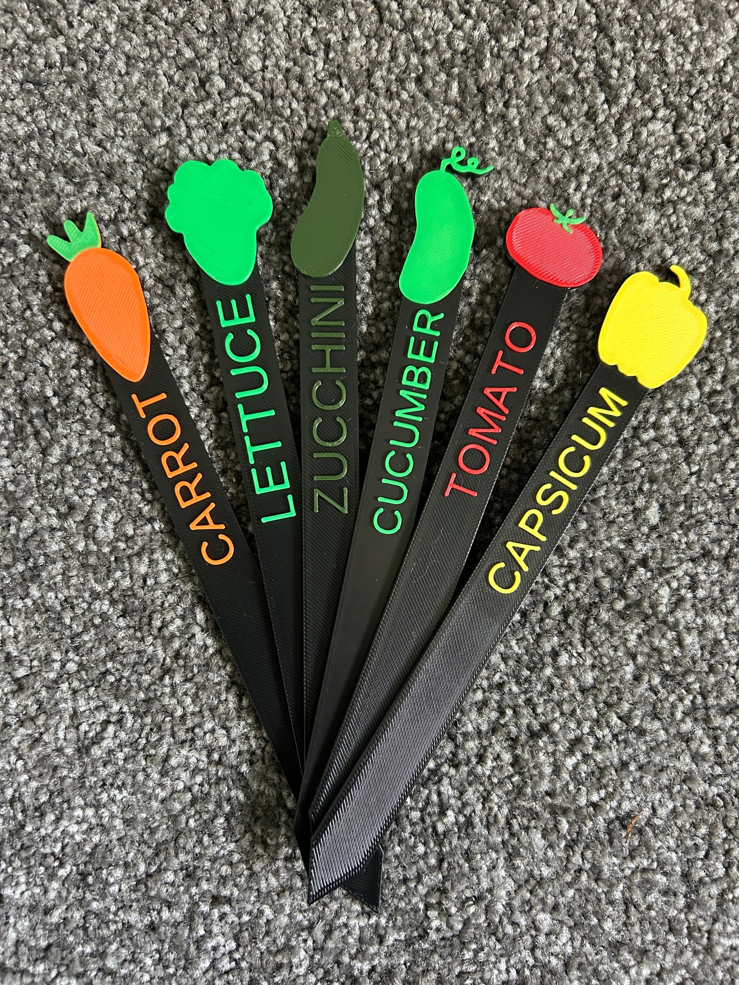 Summer Vege Bundle - 6 Plant Markers (Save $2)
