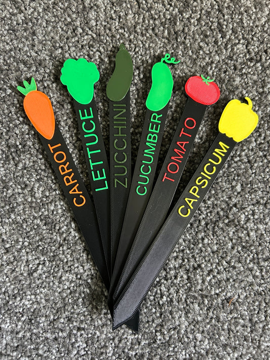Summer Vege Bundle - 6 Plant Markers (Save $2)